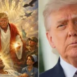 Donald Trump Sparks Controversy by Sharing and Deleting AI-Generated Image Depicting Himself in Messianic Pose Amid Feud with Pope Leo XIV