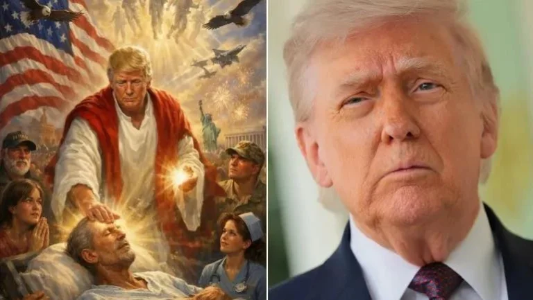 Donald Trump Sparks Controversy by Sharing and Deleting AI-Generated Image Depicting Himself in Messianic Pose Amid Feud with Pope Leo XIV