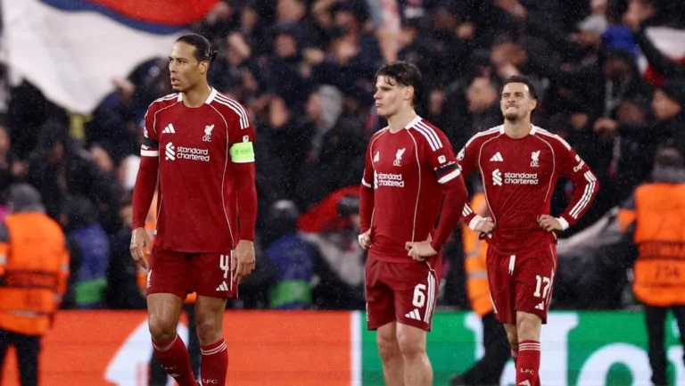 Liverpool’s Champions League Dreams Shattered by Paris Saint-Germain in Quarter-Finals