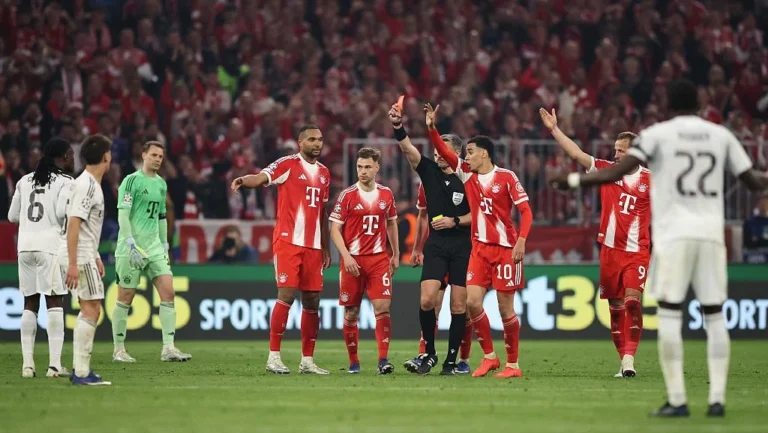 Real Madrid Eliminated from Champions League by Bayern Munich After Controversial Red Card Decides Tense Quarter-Final Clash