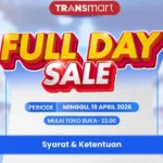 Transmart Full Day Sale Besok Datang Lagi! Serbu Pesta Diskon 50% + 20%