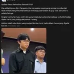 University of Indonesia Law Faculty Faces Scrutiny Amidst Allegations of Sexual Harassment Within Student Group
