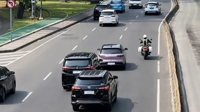 Geely EX2 Pink Ignites Debate on Strobes and Sirens Amidst Convoy Controversy