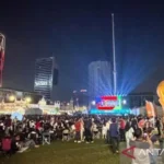 Thousands of Football Fans Gather at Dataran Merdeka in Kuala Lumpur for the Historic 2026 FIFA World Cup Final Between Spain and Argentina