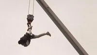 Daring Houdini II Escapes Straight-Jacket Hanging 27 Meters Above Hollywood in Centennial Tribute to the Legendary Illusionist