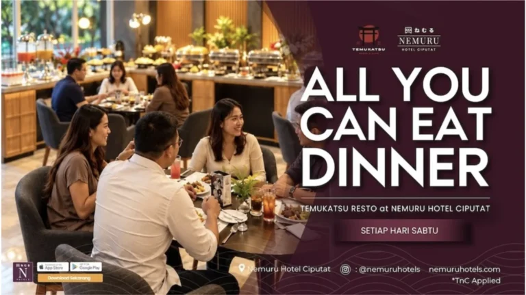 Temukatsu Resto at Nemuru Hotel Ciputat Offers Affordable Authentic Indonesian All You Can Eat Dinner Experience for Groups